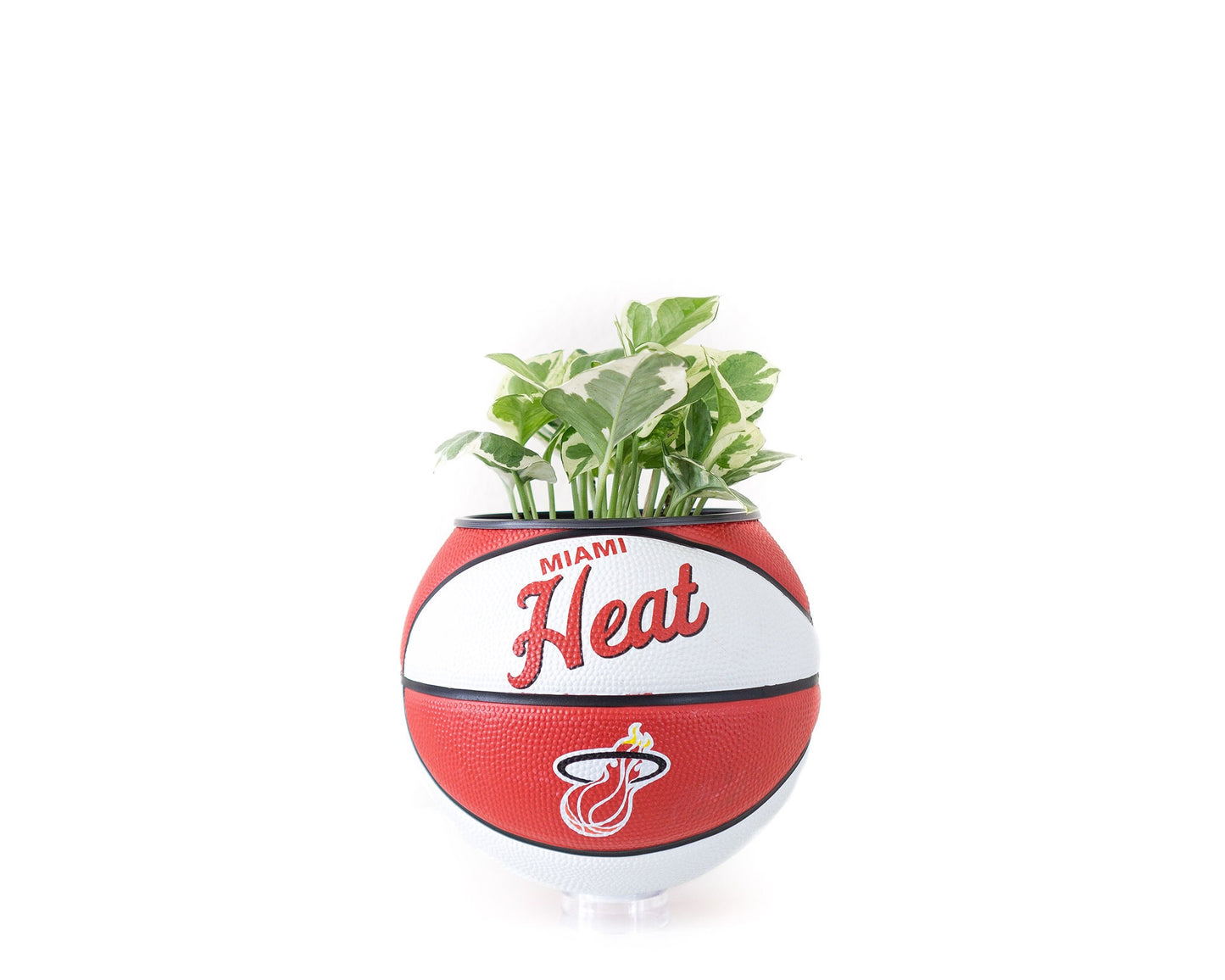 plntrs - Wilson Heat Hardcourt Classic Mini Basketball Planter - new ball with stand