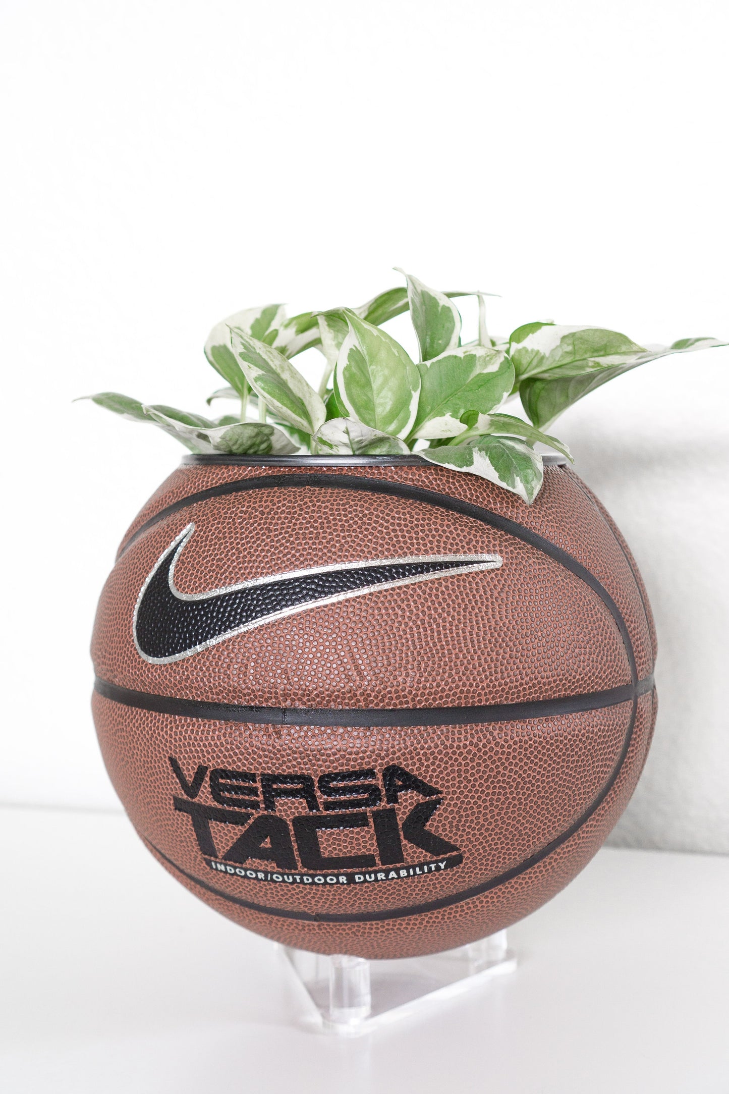 plntrs - Nike Swoosh Basketball Planter - new ball with stand (full size)