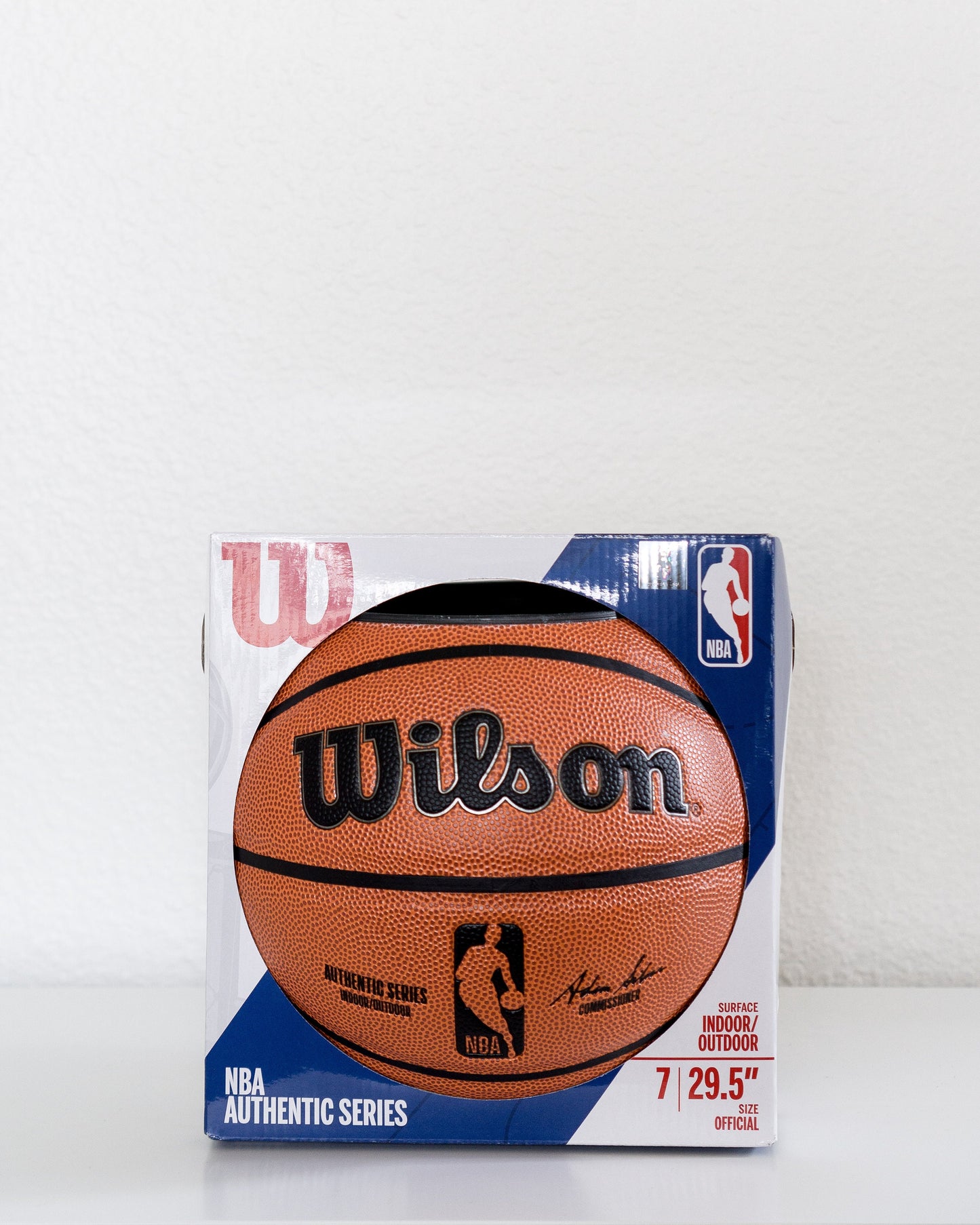 plntrs - Wilson NBA Authentic Basketball Planter - new ball with stand (full size)
