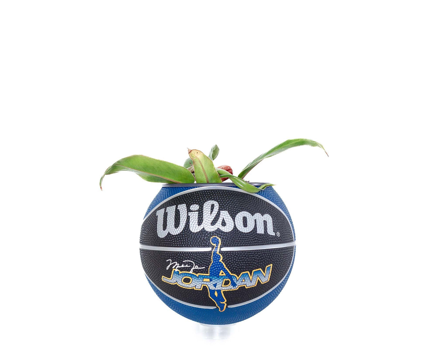 plntrs - Jordan Vintage Mini Basketball Planter - new ball with stand