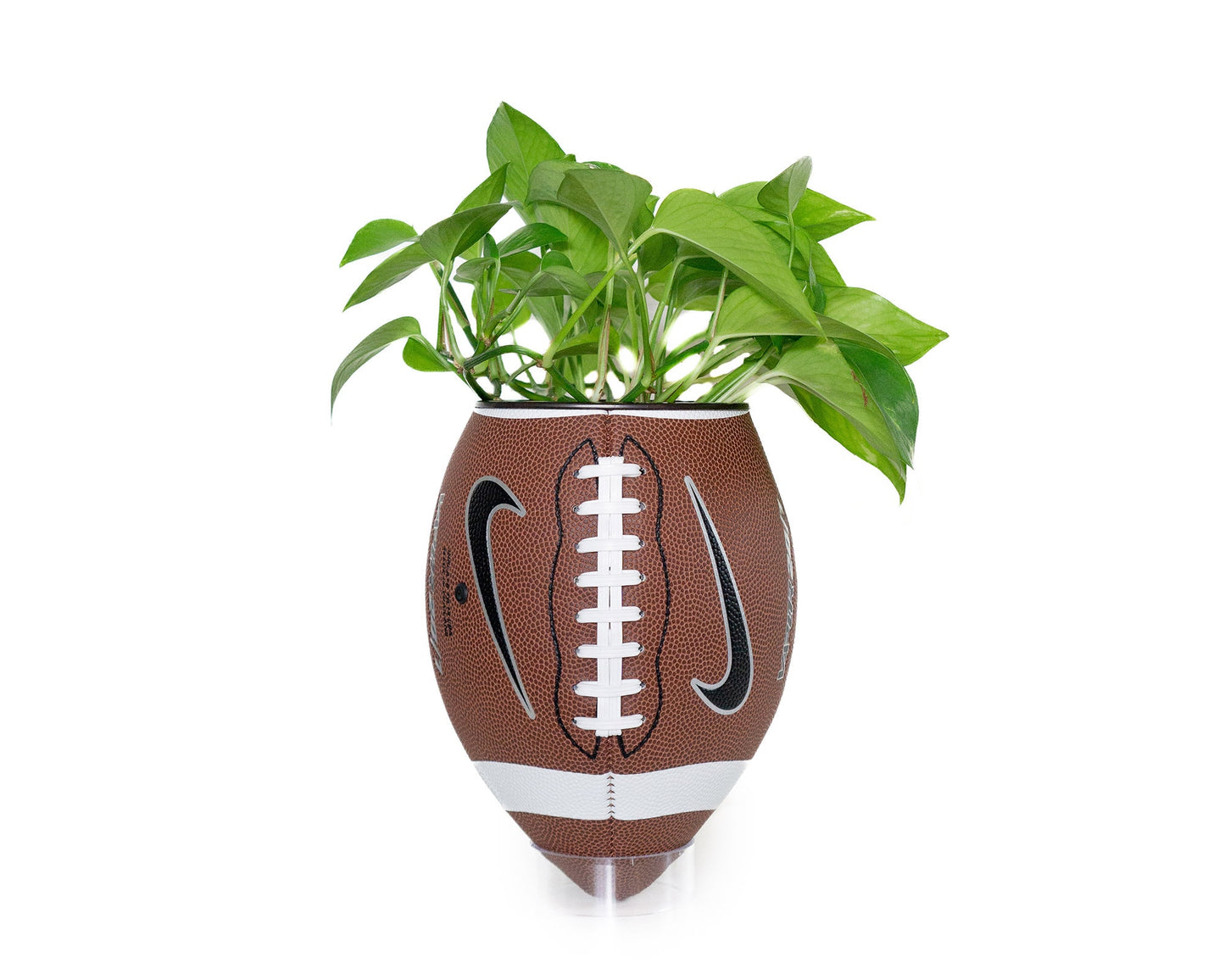 plntrs - Nike Swoosh Football Planter - new ball with stand