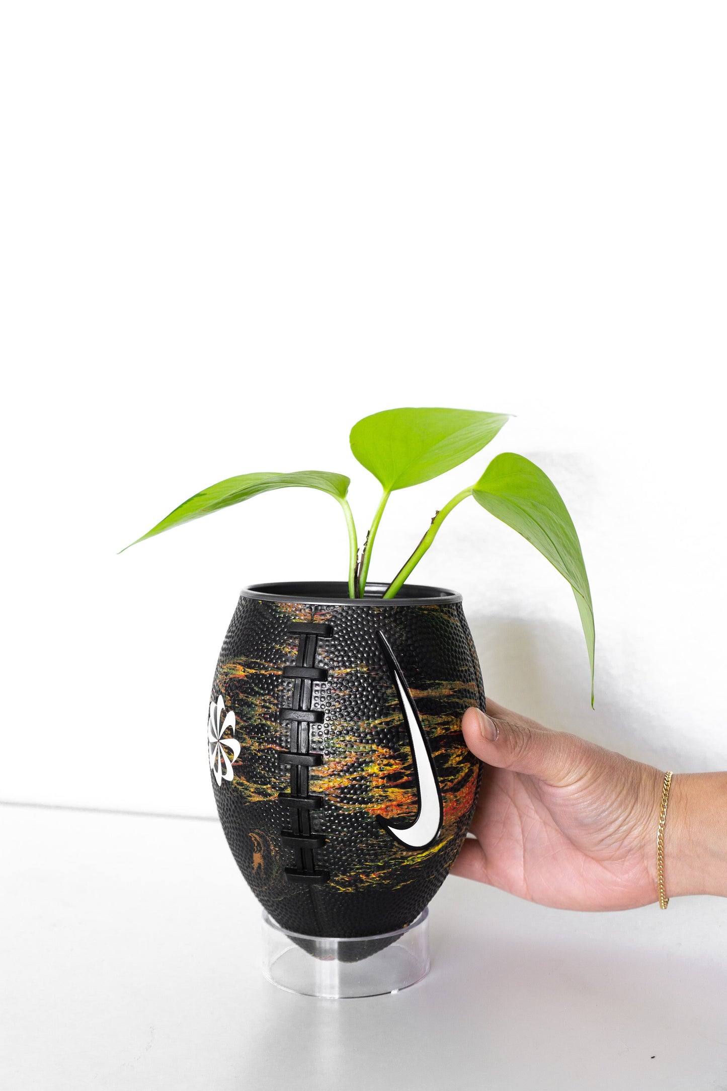 plntrs - Nike Revival Mini Football planter with stand
