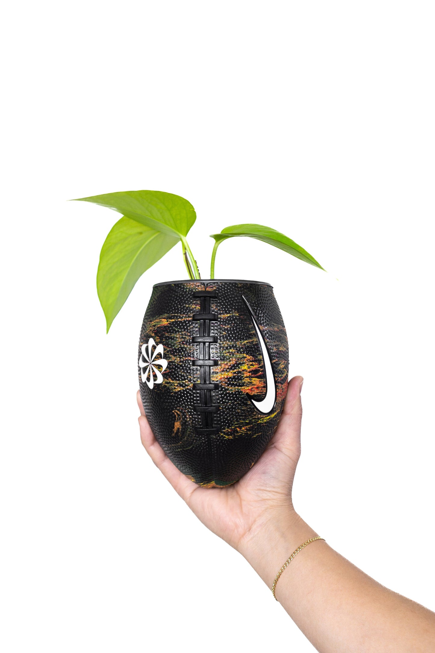 plntrs - Nike Revival Mini Football planter with stand