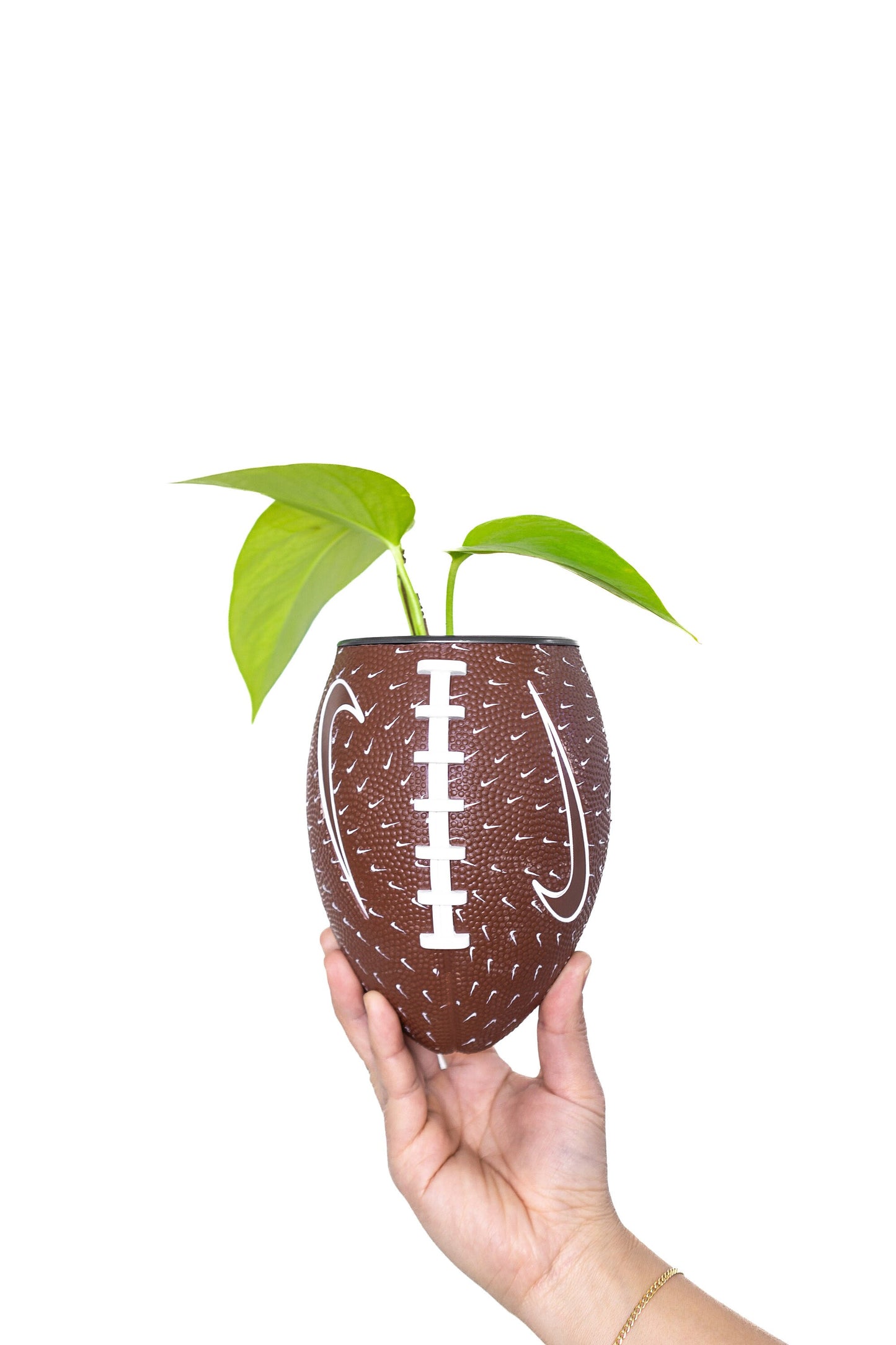 plntrs - Nike Swoosh Mini Football planter - with stand