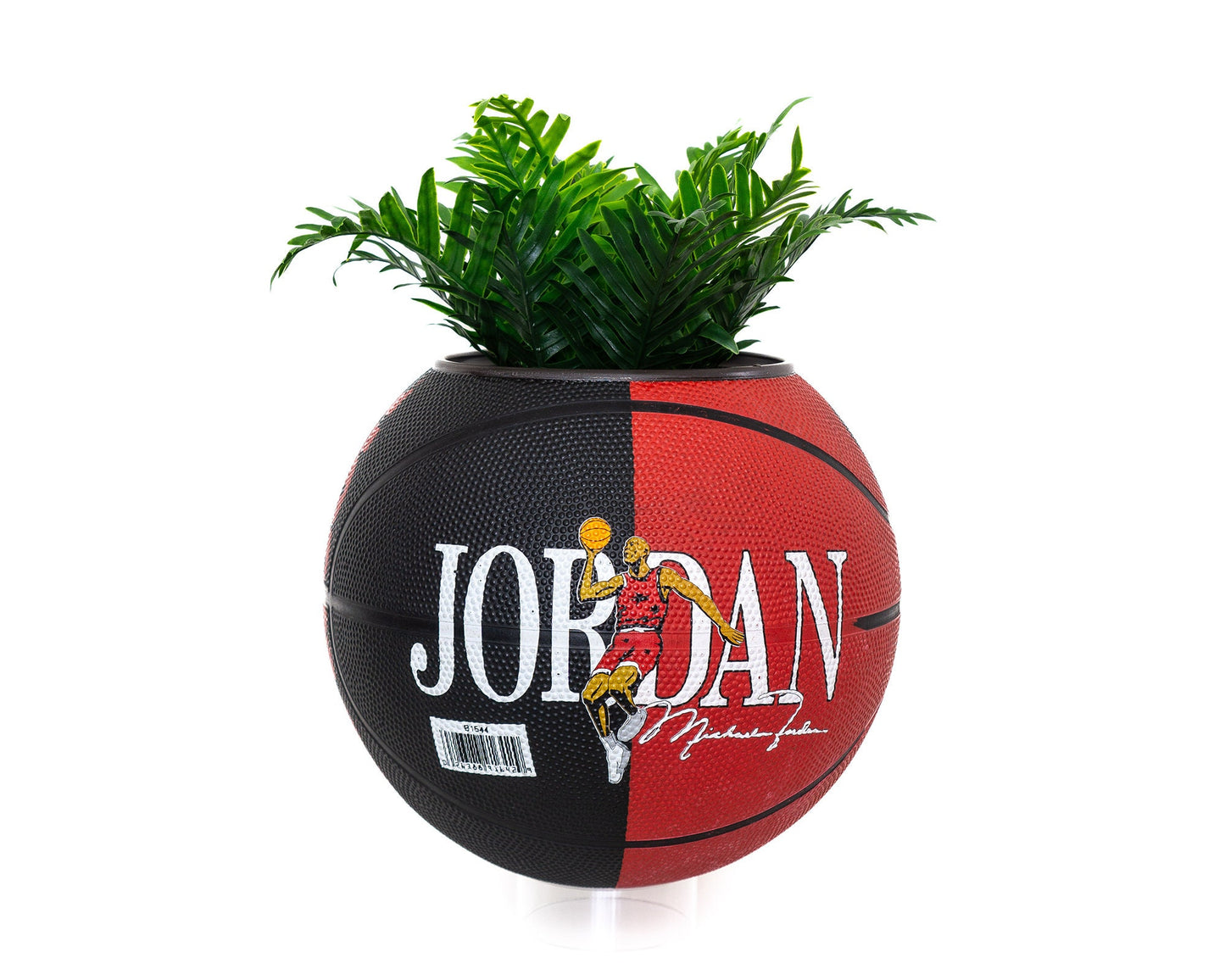 plntrs - Jordan Vintage 90s Wilson Basketball Planter FULL SIZE - new ball with stand
