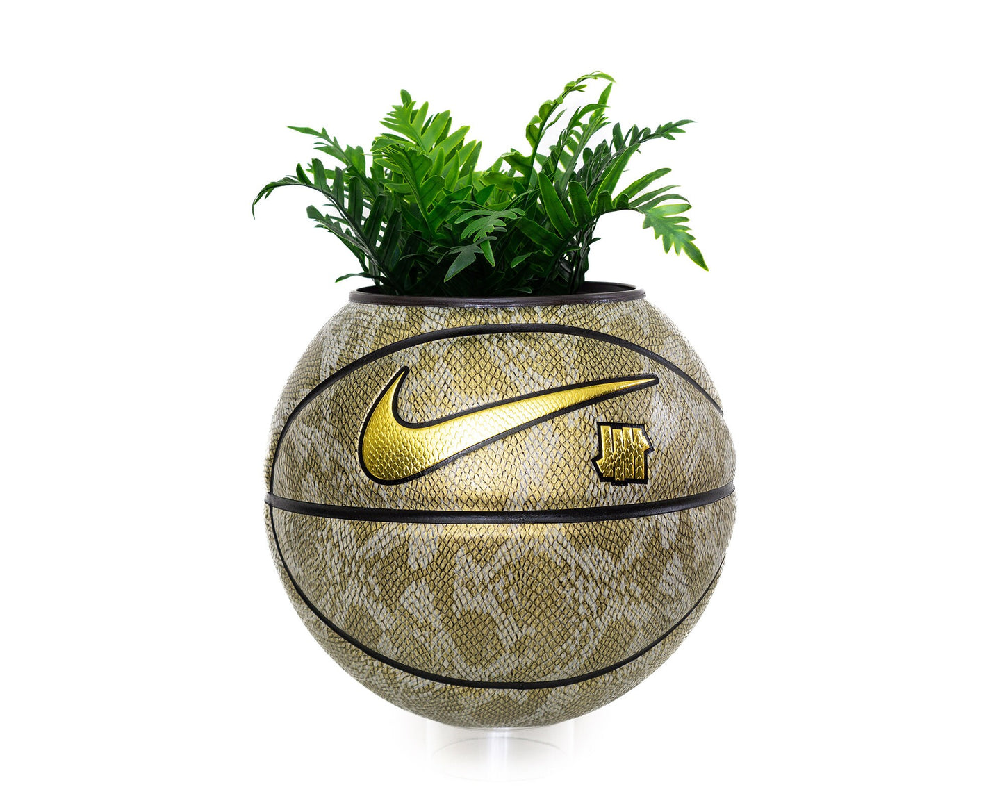 plntrs - Kobe Bryant Snake Gold Undftd x Nike Basketball Planter with stand