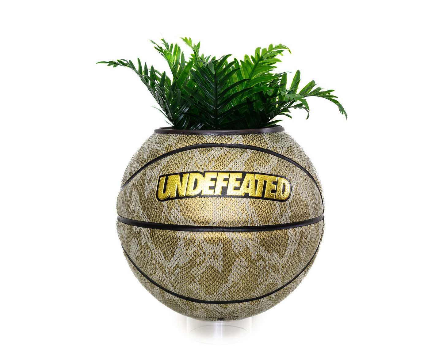 plntrs - Kobe Bryant Snake Gold Undftd x Nike Basketball Planter with stand