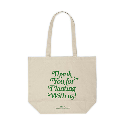 plntrs "thank you" tote
