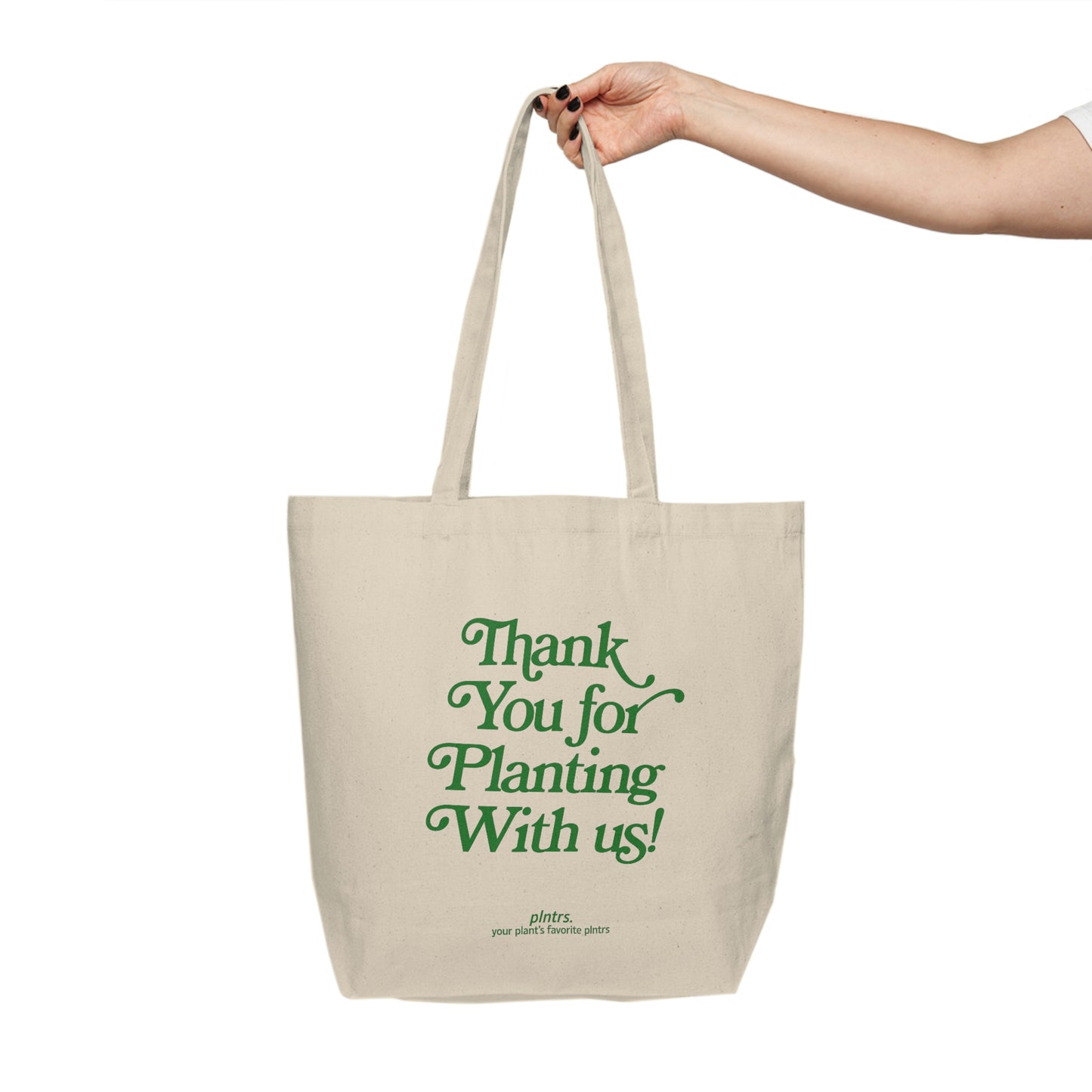 plntrs "thank you" tote