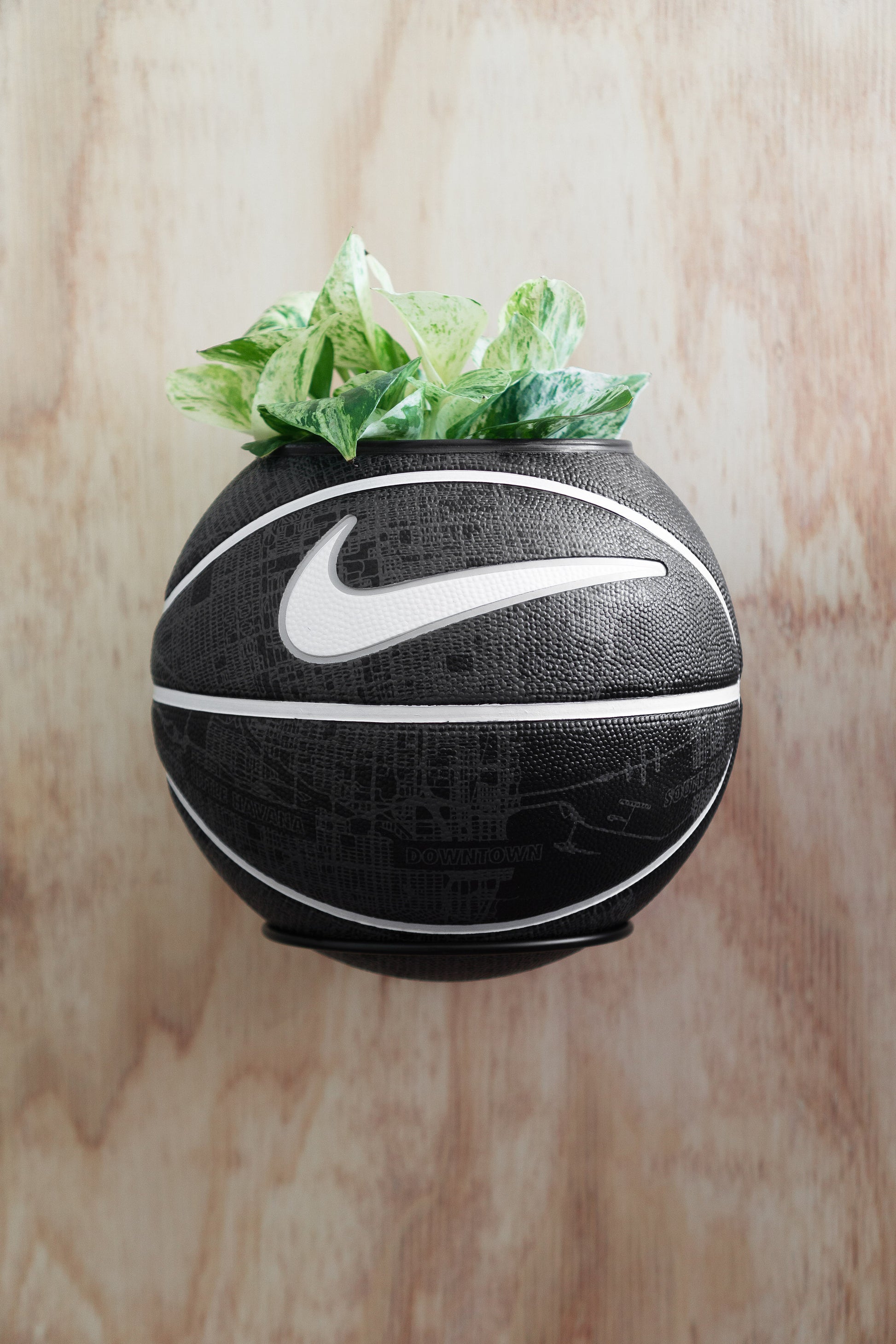 plntrs - Jordan 3 reimagined Basketball Planter FULL SIZE - new ball with stand