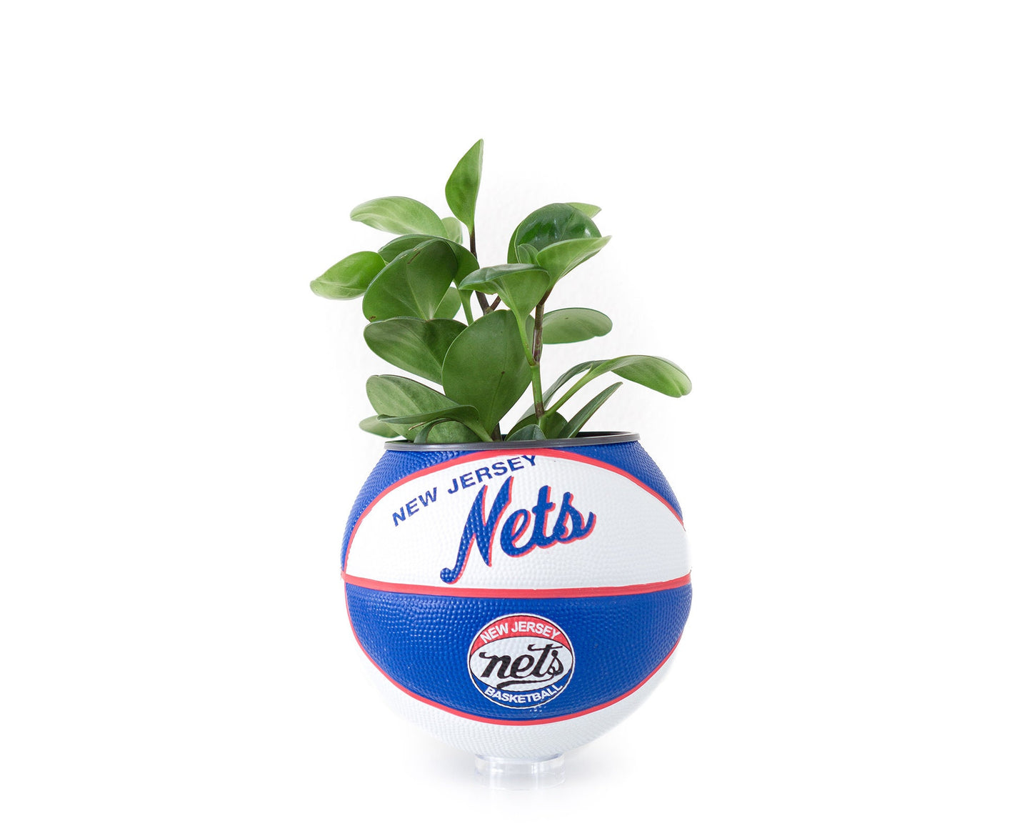 plntrs - Wilson Nets Hardcourt Classic Mini Basketball Planter - new ball with stand