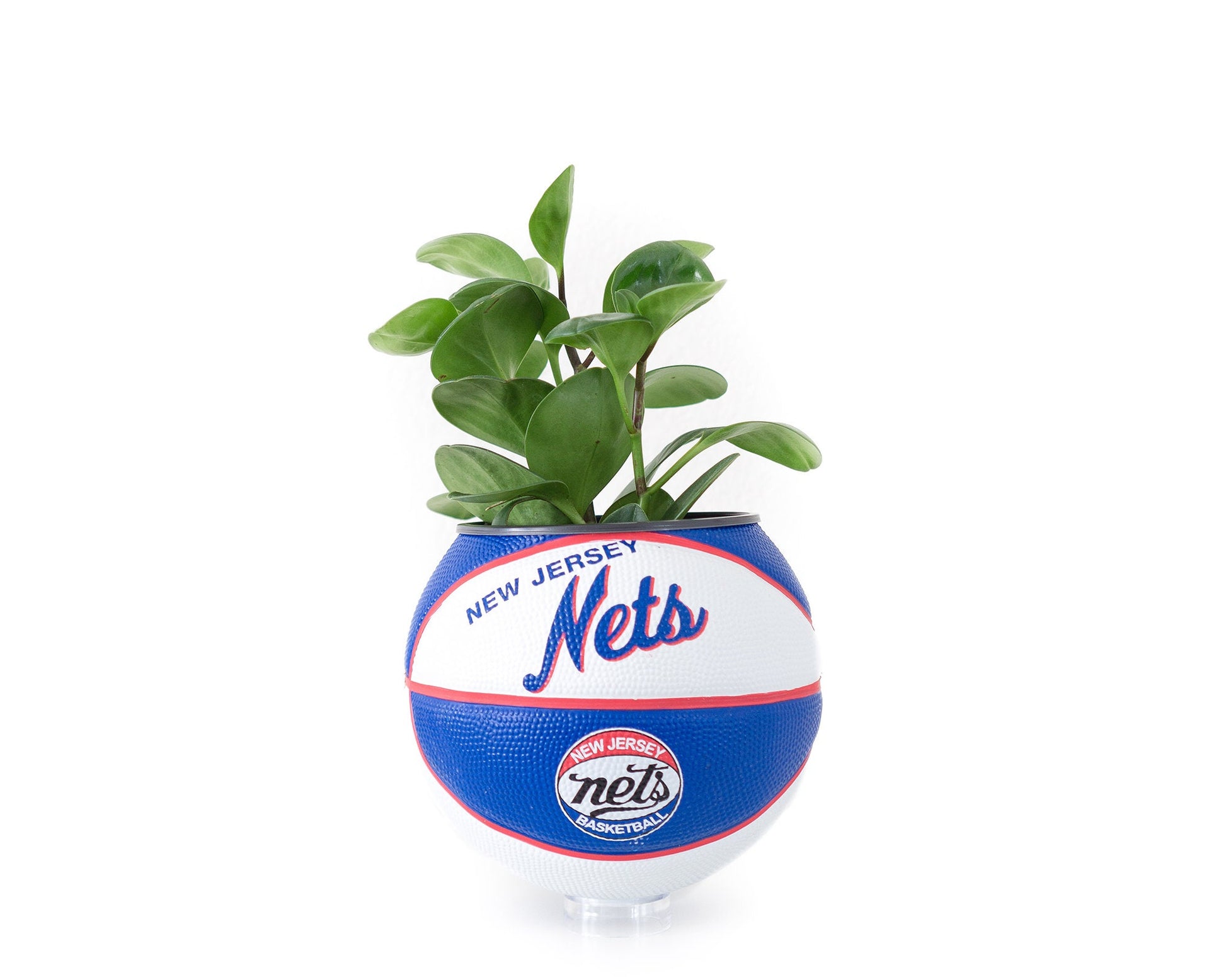 plntrs - Wilson Nets Hardcourt Classic Mini Basketball Planter - new ball with stand