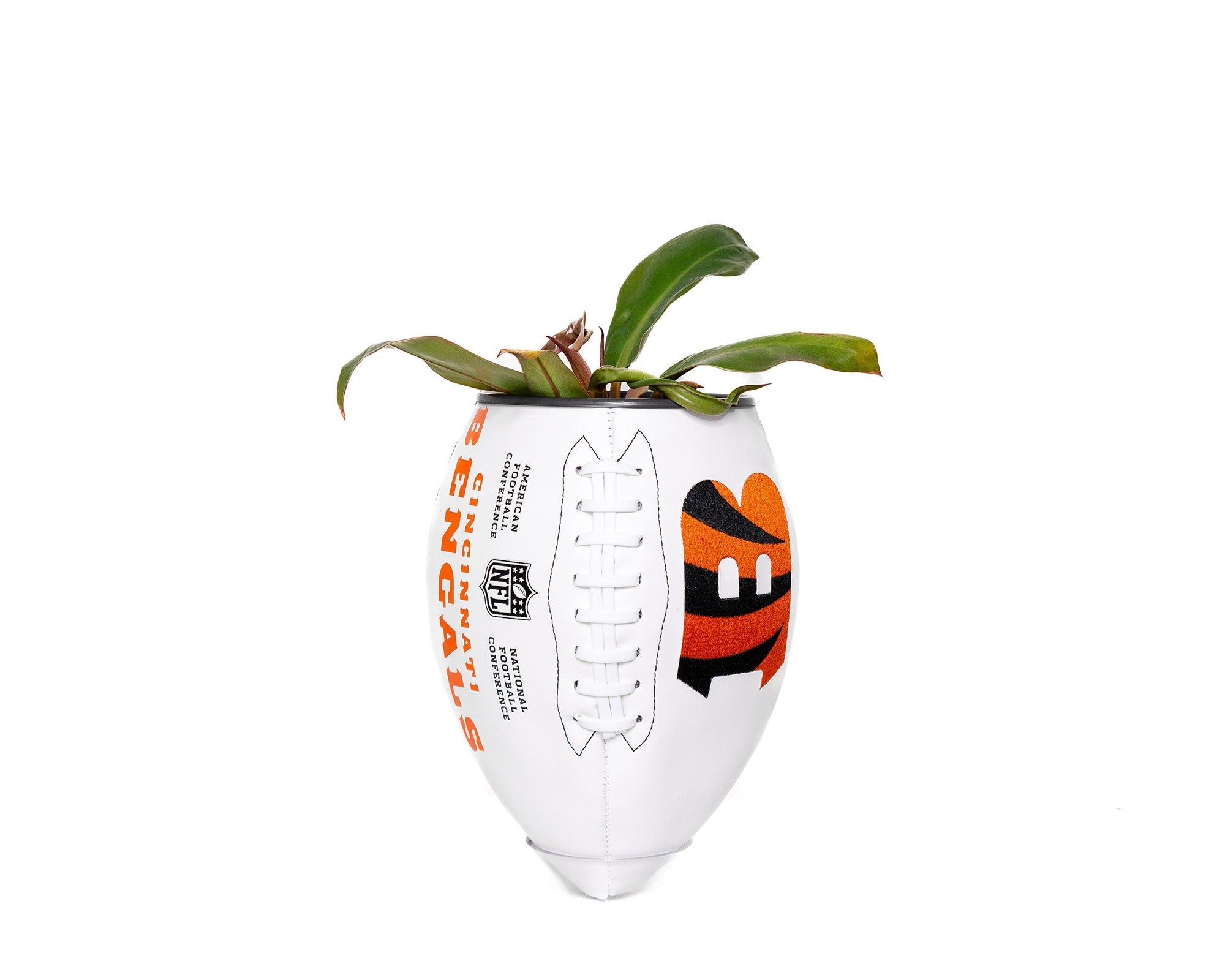 Plntrs - outlet NFL Team Wilson Football planter Playoffs superbowl - with stand