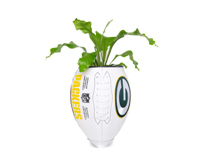 plntrs - NFL Green Bay Packers Team Wilson Football planter Playoffs superbowl - with stand