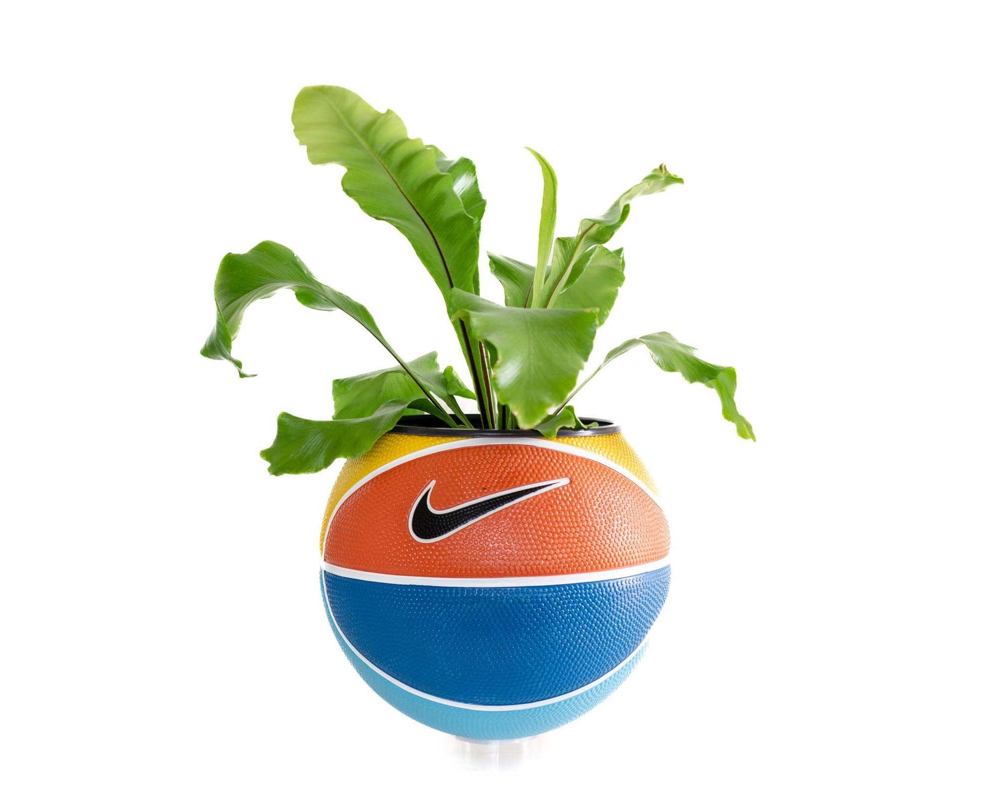 plntrs - Nike Swoosh Skills Summer Mini Basketball Planter - new ball with stand