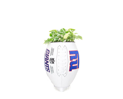 plntrs - NFL New York Giants Team Wilson Football planter Playoffs superbowl - with stand