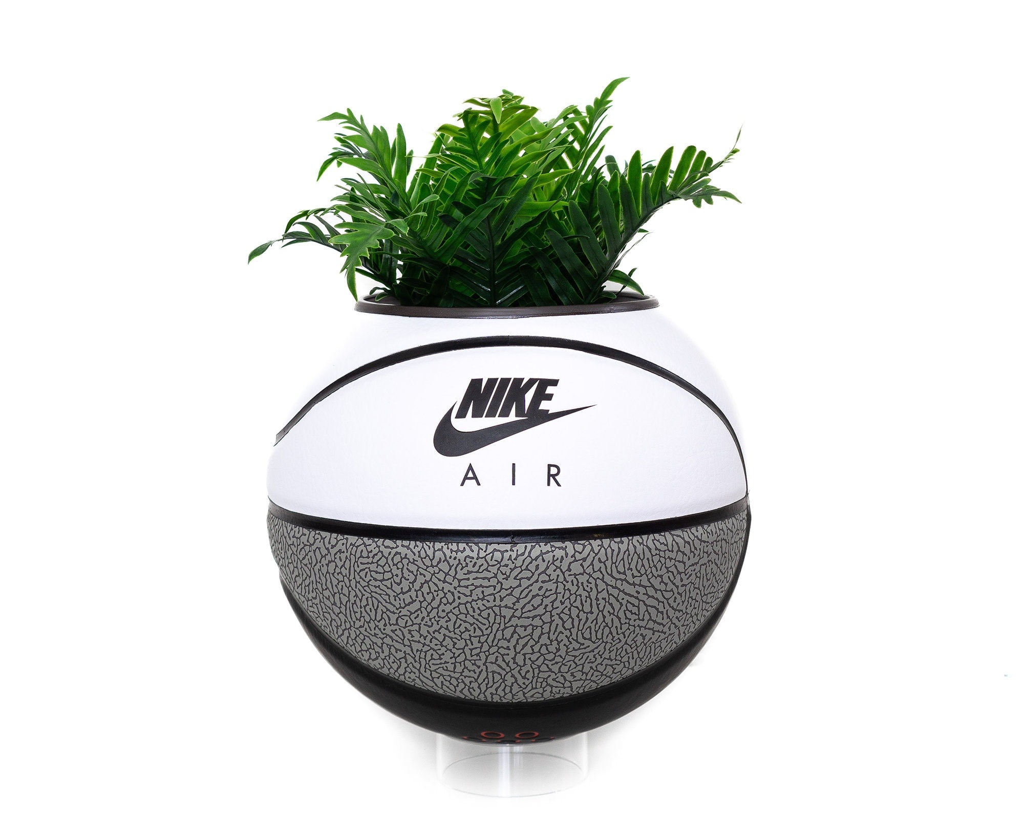 Plntrs - Jordan Vintage Mini Basketball Planter - new ball store with stand