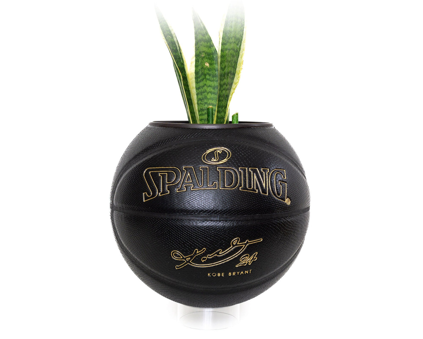 plntrs - Kobe Bryant Snake Black Mamba Basketball Planter with stand