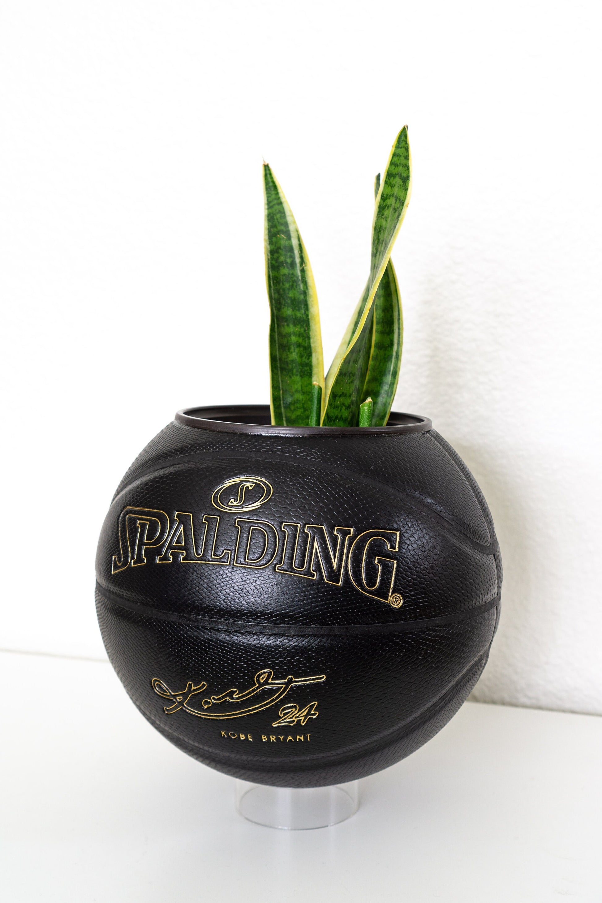 plntrs - Kobe Bryant Snake Black Mamba Basketball Planter with stand