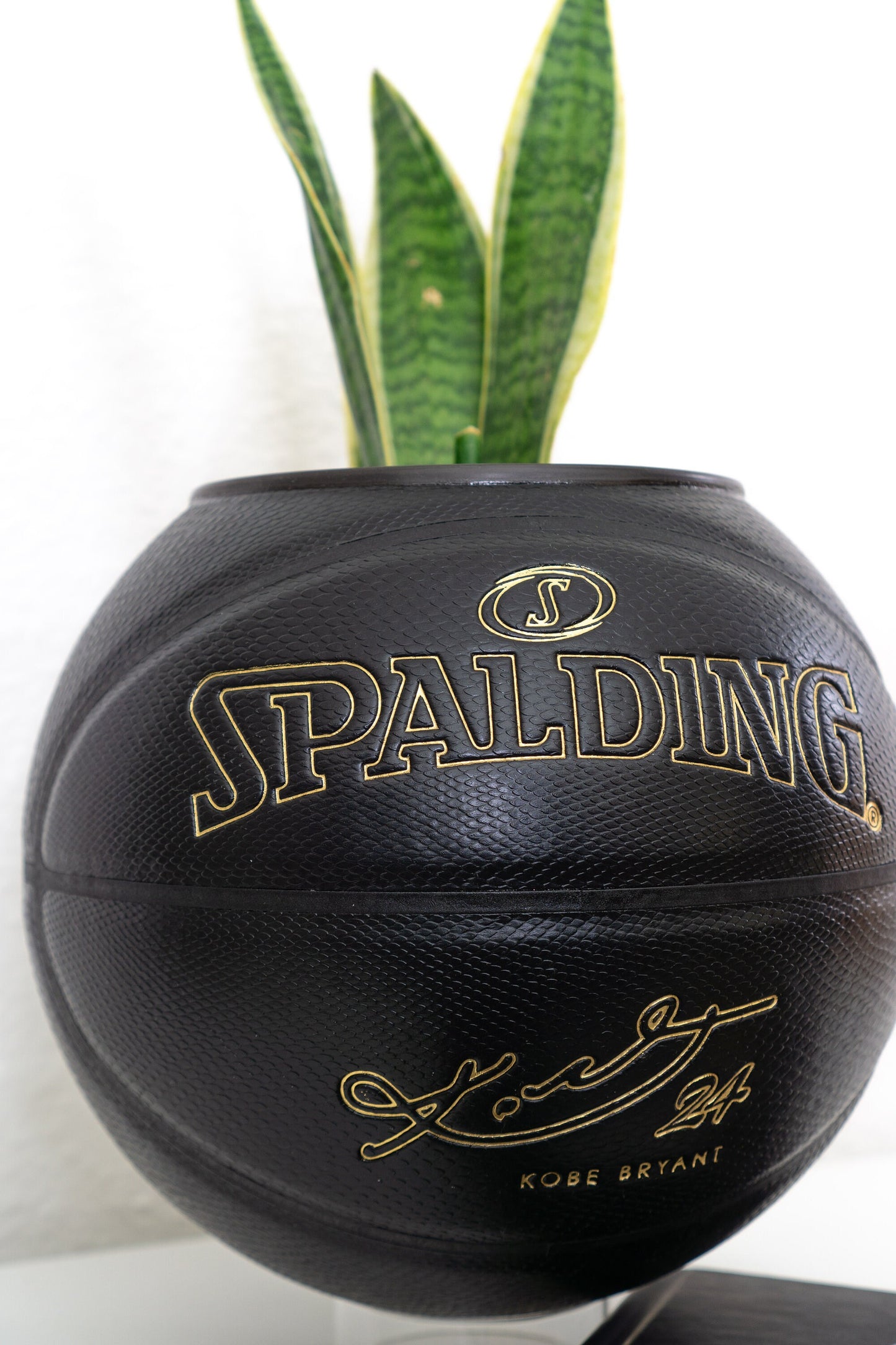 plntrs - Kobe Bryant Snake Black Mamba Basketball Planter with stand